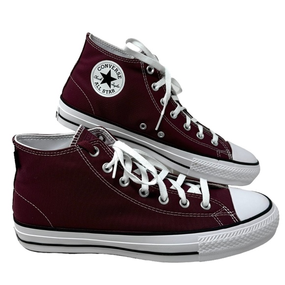Converse Pro Mid Top Skate Sneakers Cherry Canvas Shoe Men's Size Casual A04150C - Picture 1 of 11